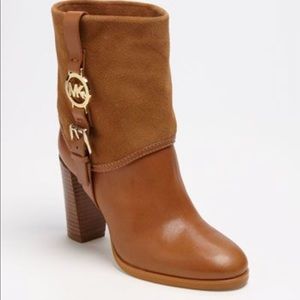 Michael Kors Fulton Bootie - Luggage (Tan) 7.5